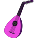 download Lute 1 clipart image with 270 hue color