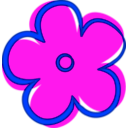 download Fleur clipart image with 225 hue color