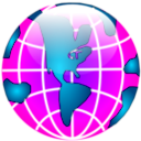 download Glossy Globe clipart image with 90 hue color