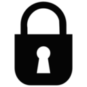 download Padlock Monochrome clipart image with 180 hue color