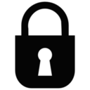 download Padlock Monochrome clipart image with 0 hue color