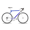 download Road Bike clipart image with 0 hue color