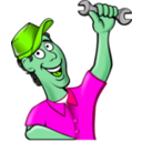 download Mechanic clipart image with 90 hue color
