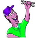 download Mechanic clipart image with 270 hue color
