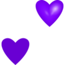 download Love Heart clipart image with 270 hue color