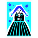 download Matchbox Label Girl By Rones clipart image with 180 hue color