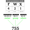 download Permissions clipart image with 270 hue color