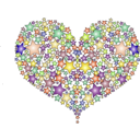 download Heart Of Stars clipart image with 45 hue color