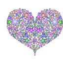 download Heart Of Stars clipart image with 270 hue color