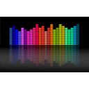 download Music Equalizer clipart image with 315 hue color