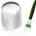 download Color Bucket White clipart image with 90 hue color