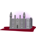 download Castle clipart image with 225 hue color