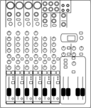 8 Channel Audio Mixer