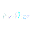 download Pixellize clipart image with 180 hue color