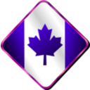 download Canadian Pin clipart image with 270 hue color