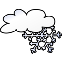 download Weather Symbols Snow Storm clipart image with 45 hue color