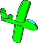 Green Cartoon Glider