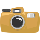 download Cartoon Camera clipart image with 180 hue color