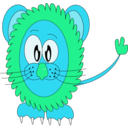 download Innocent Lion clipart image with 135 hue color
