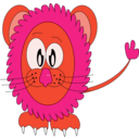 download Innocent Lion clipart image with 315 hue color
