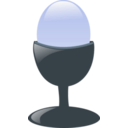 download Egg With Egg Holder clipart image with 180 hue color