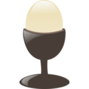Egg With Egg Holder