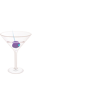download Martini clipart image with 180 hue color