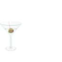 download Martini clipart image with 315 hue color