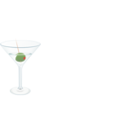 download Martini clipart image with 0 hue color