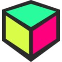 download 3d Cube Icon clipart image with 315 hue color