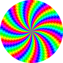 Rainbow Swirl 120gon