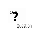 download Q For Question clipart image with 180 hue color