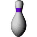 download Bowling Duckpin clipart image with 270 hue color