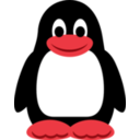 download Tux The Penguin clipart image with 315 hue color