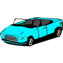download Cabriolet clipart image with 135 hue color