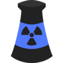 download Atomic Energy Plant Symbol 4 clipart image with 180 hue color