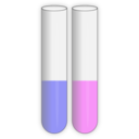 download Test Tubes Open clipart image with 0 hue color