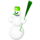 download Snowman 2 clipart image with 90 hue color