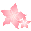 download Pink Flower clipart image with 0 hue color