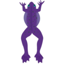 download Frog clipart image with 135 hue color