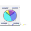 download 3d Pie Chart clipart image with 180 hue color