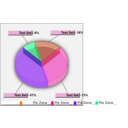 download 3d Pie Chart clipart image with 270 hue color