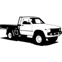 download Toyota Hilux clipart image with 0 hue color