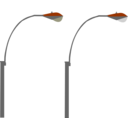 download Streetlights clipart image with 180 hue color