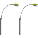 download Streetlights clipart image with 225 hue color