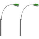 download Streetlights clipart image with 270 hue color