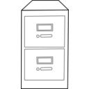 download Classeur Vertical Vertical File Cabinet clipart image with 225 hue color