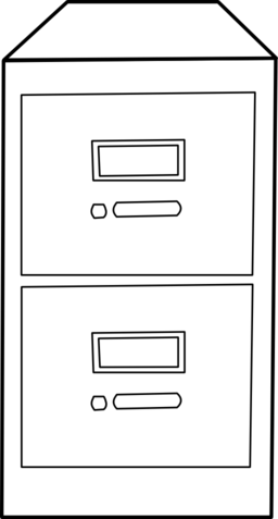 Classeur Vertical Vertical File Cabinet Clipart I2clipart