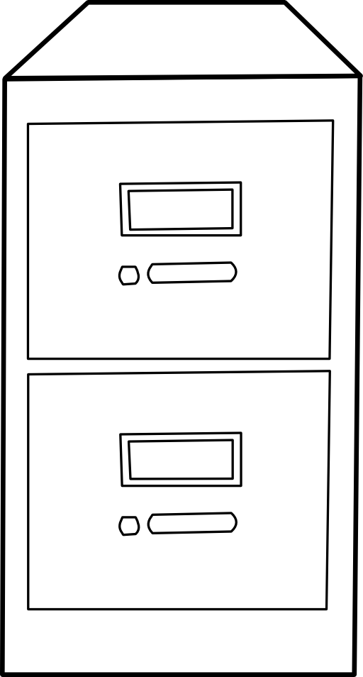 Classeur Vertical Vertical File Cabinet Clipart I2clipart
