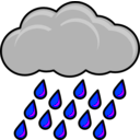 download Raincloud clipart image with 45 hue color